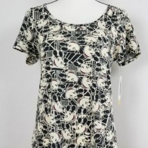 LulaRoe Womens T Shirt Disney Mickey Mouse XS New